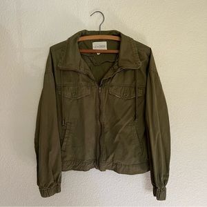 Women's Sky and Sparrow Army Green Jacket Size M 100% Cotton